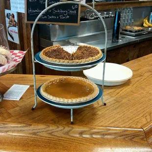 YUM!  Homemade Pecan and Caramel Pie