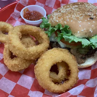 Mushroom Swiss Burger