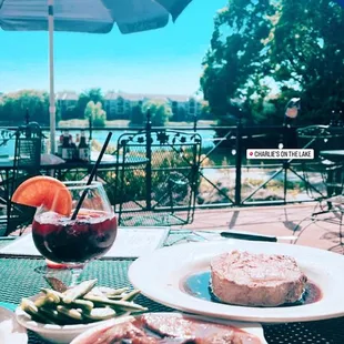 a plate of food on a table