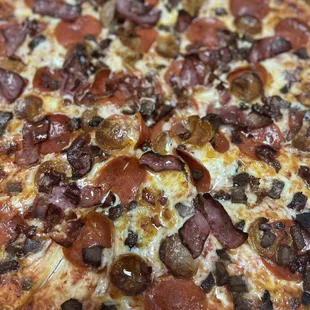 Meat lover pizza