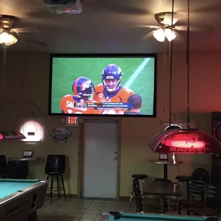 Don't miss a game on the biggest flat screen in Emporia