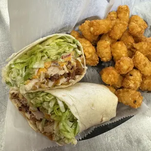 Chicken bacon ranch wrap