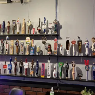 Beer tap display