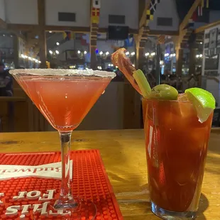 Razzberg Martini &amp; Bloody Mary