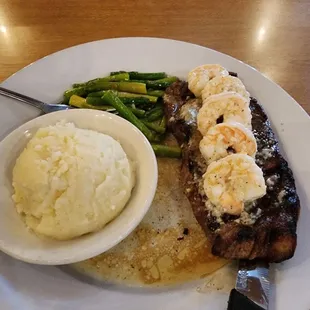 Steak and shrimp
