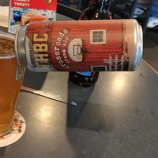 Glad they support local beer, Terre Haute Brewing Company!