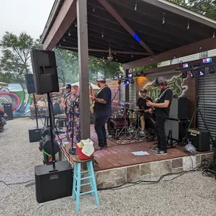 Their outdoor patio is a modern marvel! Great to sit back, relax and enjoy live music.