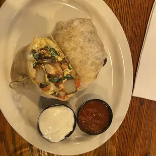 Veggie burrito