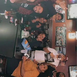 a group of people posing for a picture