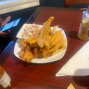 Fish and shrimp