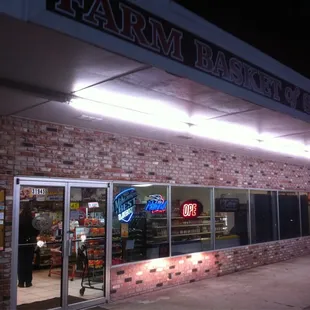 the outside of the store