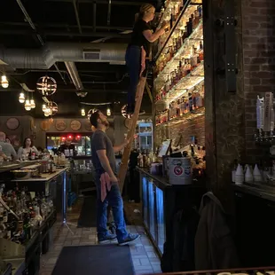 When they need a ladder to find a particular bourbon, you know you have options to explore.