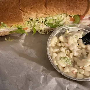 Macaroni salad is awesome