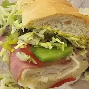 Ham Turkey &amp; Avocado with Provolone