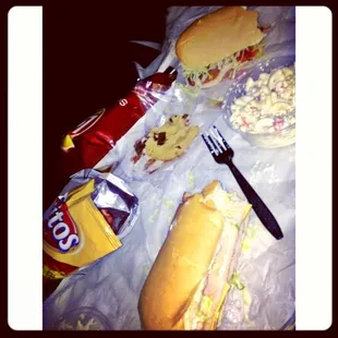 Turkey with American and the combination special.