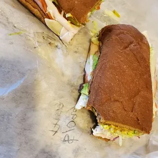 Such a delicious  sandwich .  Very well  prepared.. my new to go  sandwich place