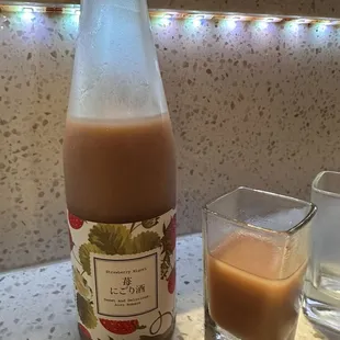 Strawberry sake
