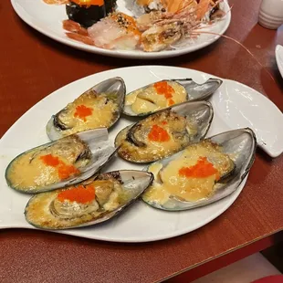 Baked Mussels