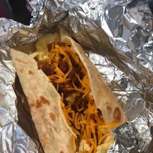 Imma say this, tell Charlie these breakfast tacos hittin!!!!! I aint made it out the parking lot yet and I&apos;m 3 bites in