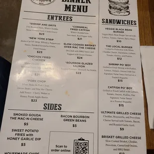 Dinner Menu 2