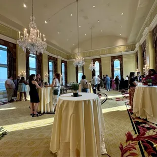 Mixer in the ballroom