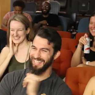 Happy CCT audience laugh crying!
