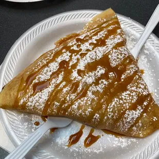 Nutella Banana Fresh Strawberry with Caramel