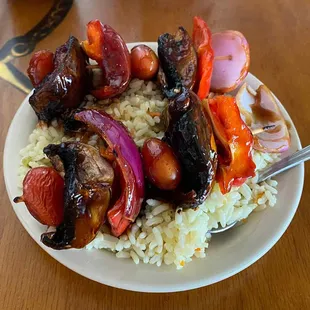 Portabella Mushroom Kabobs Appetizer.