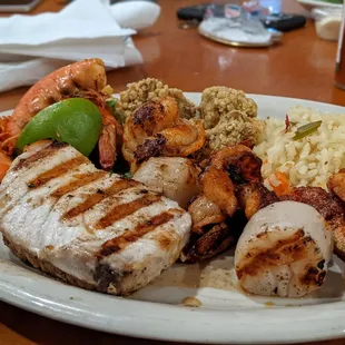 a plate of food
