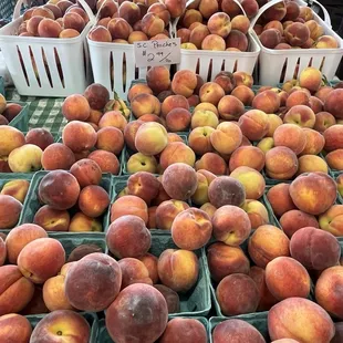 Fresh peaches