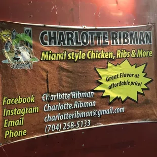 a sign for a restaurant