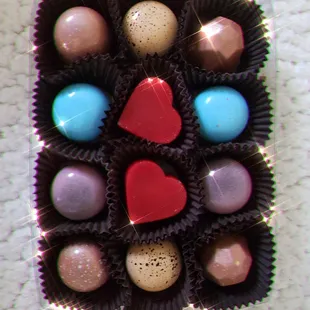 a box of chocolates