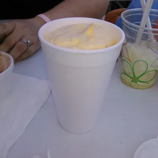Tasty pineapple ice cream called dole whip I think