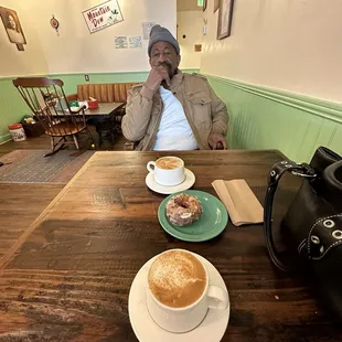 Chi latte with a shot of expresso.