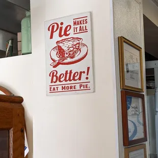 pie makes it all better eat more pie