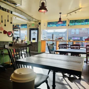 View from a side table