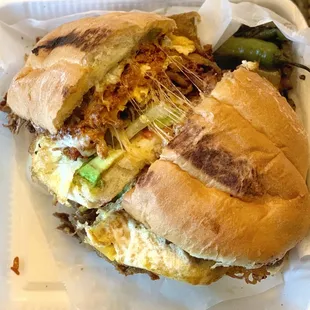 El Norteño with eggs added. Pretty sure it's bigger than before.