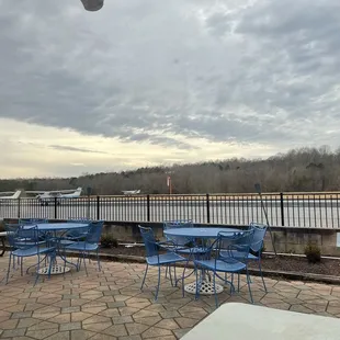 outside