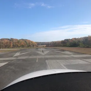 On Rwy 13 at Williamsburg airport. Nice fall day