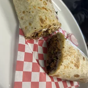 Steak burrito