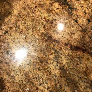 a granite countertop