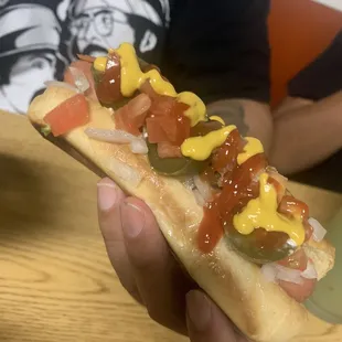 food, sandwich, hot dogs, hot dog