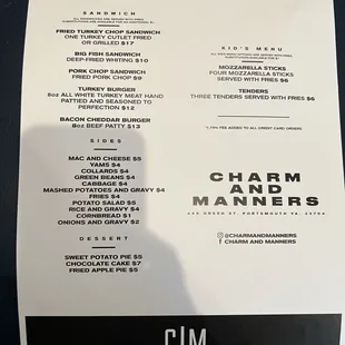 Menu 2 2/1