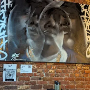 Art on the wall. Biggie