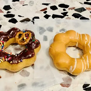 Chocolate and chai mocha donuts!