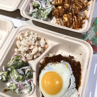 loco moco &amp; mochiko chicken
