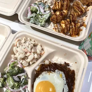 loco moco &amp; mochiko chicken
