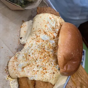 Super grouper sandwich