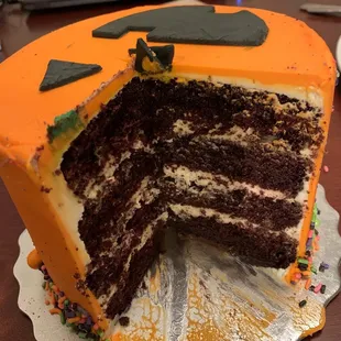 Peanut butter pumpkin cake 10/23/21