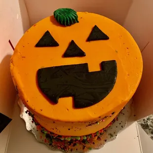 Peanut butter pumpkin cake 10/23/21